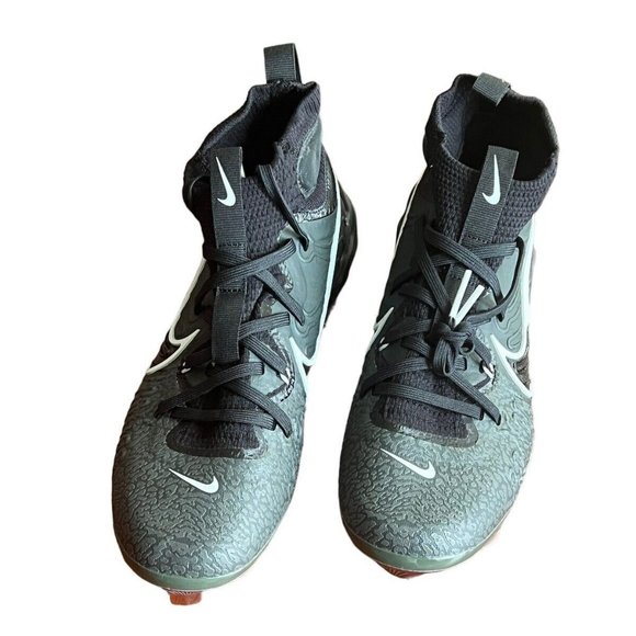 Nike Alpha Huarache NXT Black Metal Baseball Cleats - DJ6517-010 - Size 7 - Picture 4 of 7